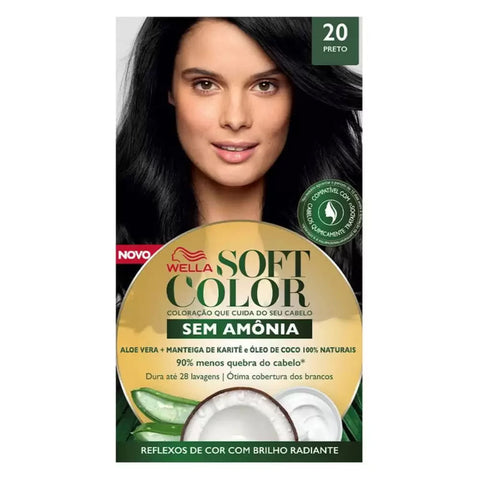 TINTA SOFT COLOR 20 PRETO