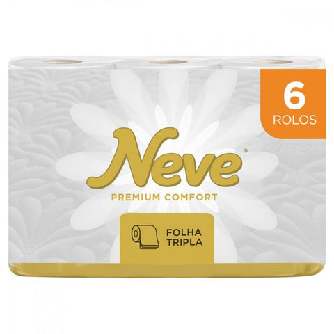 PAPEL HIGIENICO NEVE PREMIUM COMFORT FT 20M C/6