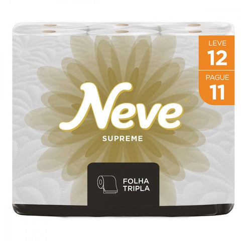 PAPEL HIGIENICO NEVE SUPREME NEUTRO FT 20M LV12 PG11