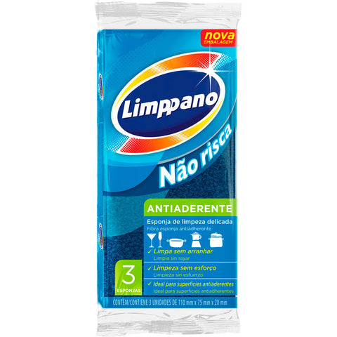 ESPONJA LIMPPANO N RISCA C/3