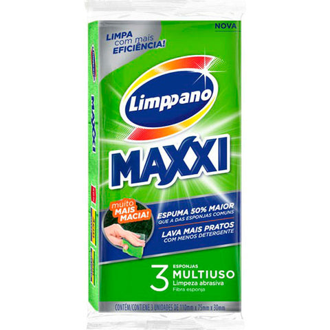 ESPONJA LIMPPANO MAXXI C/3