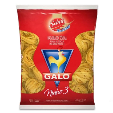 MACARRAO GALO SEMOLA NINHO 500G N3