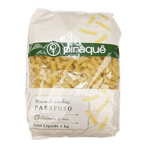 MACARRAO PIRAQUE SEMOLA 1KG PARAFUSO