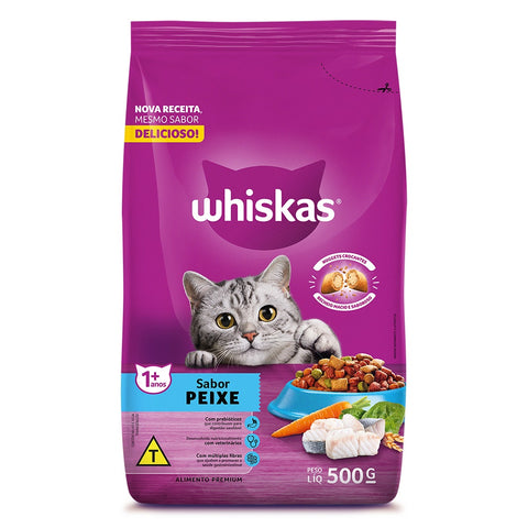 RACAO WHISKAS PEIXE 500G