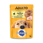 RACAO PEDIGREE ADULTO FRANGO AO MOLHO SH 100G