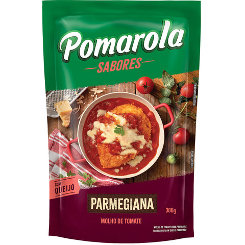 MOLHO TOMATE POMAROLA SABORES SH 300G PARMEGIANA