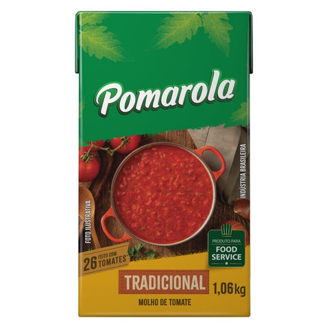 MOLHO TOMATE POMAROLA TP 1,06KG TRADICIONAL