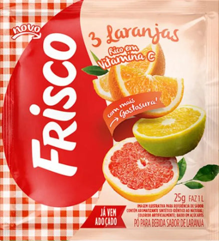 REFRESCO FRISCO 3 LARANJAS 25g