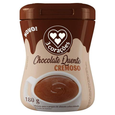 ACHOCOLATADO 3 CORACOES QUENTE POTE 180G