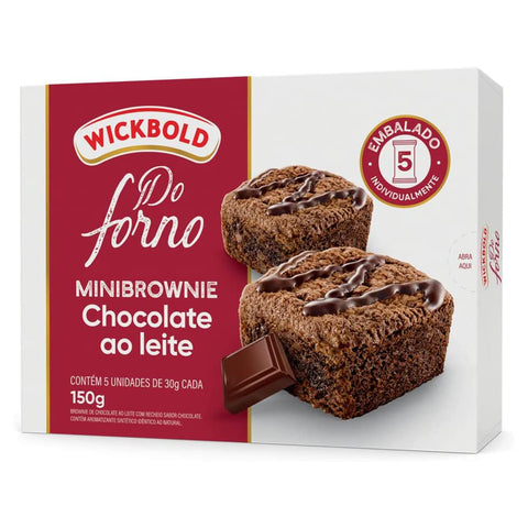 BROWNIE WICKBOLD 150G AO LEITE