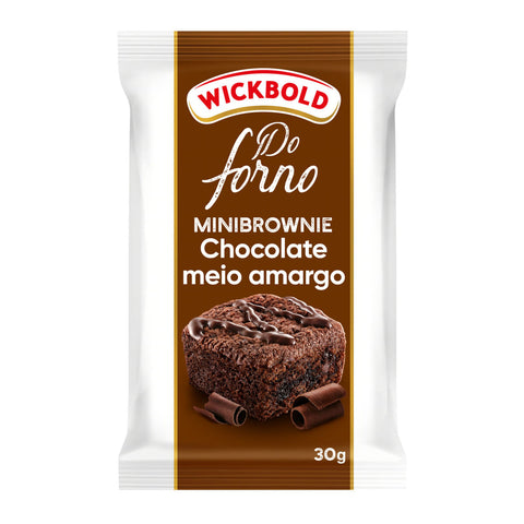 BROWNIE WICKBOLD 30G MEIO AMARGO