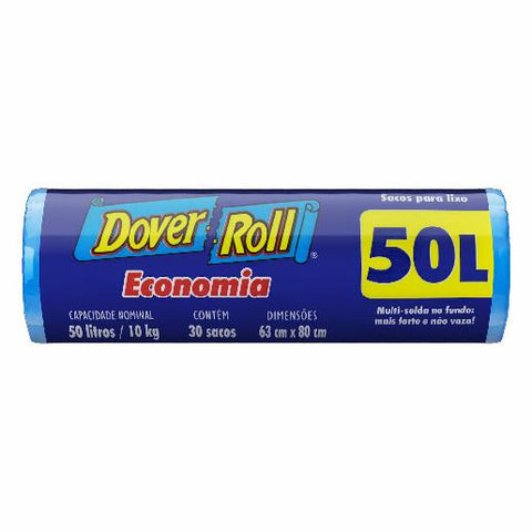 SACO P/ LIXO D ROLL ECON 50L C/30