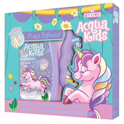 KIT SH+CO ACQUAKIDS 500ML MARSHMALLOW