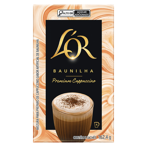 CAPUCCINO LOR PREMIUM C/8 SACHES VANILLA 162,4G