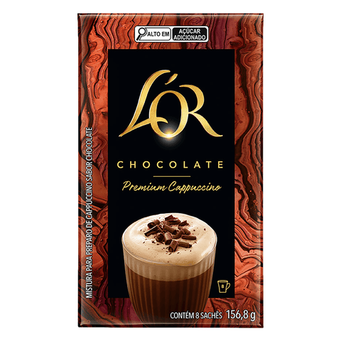CAPUCCINO LOR PREMIUM C/8 SACHES CHOCOLAT 156,8G