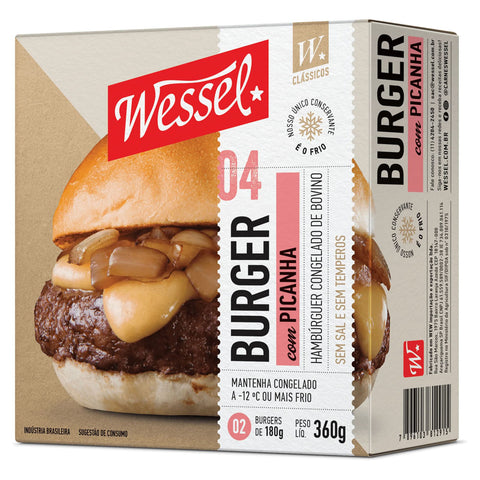 HAMBURGUER WESSEL PICANHA C/2 360G