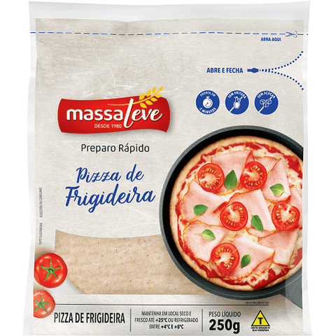 MASSA PIZZA FRIGIDEIRA MASSA LEVE 250g