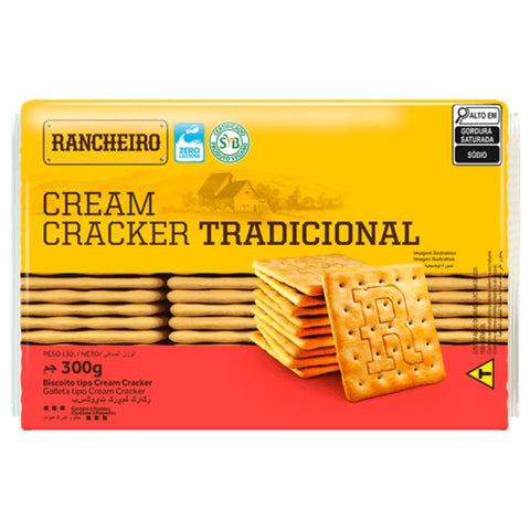 BISCOITO RANCHEIRO 300G CREAM CRACKER