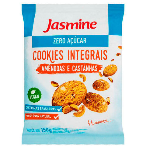 BISCOITO JASMINE INT COOKIES ZERO 120G AMENDOAS CASTAN