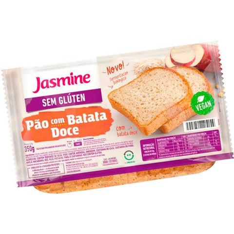 PAO JASMINE SEM GLUTEN BATATA DOCE 350g