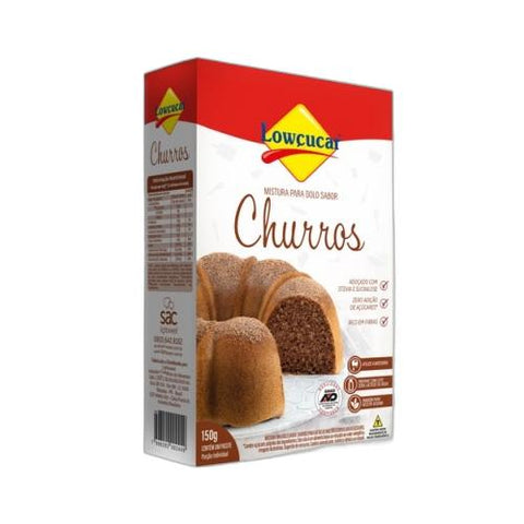 MISTURA BOLO LOWCUCAR DIET 150G CHURROS