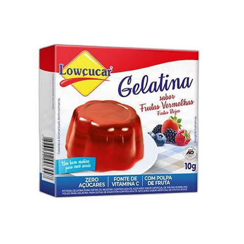 GELATINA LOWCUCAR DIET 10G FRUT VERMELHAS