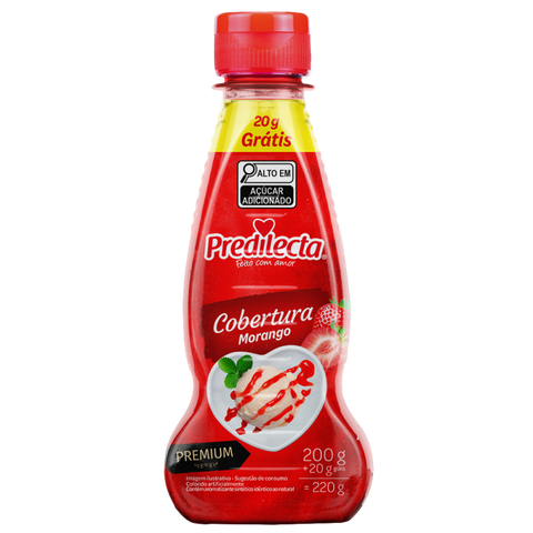 COBERTURA PREDILECTA MORANGO 200G