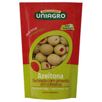 AZEITONA UNIAGRO GOURMET C/PIMENTAO SH 100g