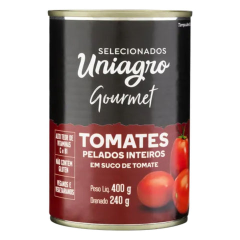 TOMATE PELADO UNIAGRO INTEIRO LT 240g