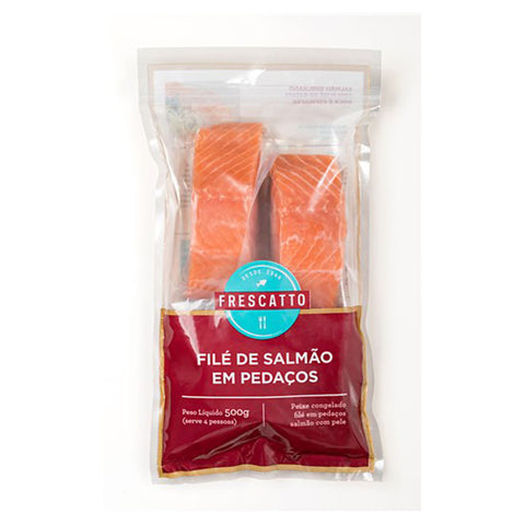 FILE SALMAO FRESCATTO PEDACOS 500G