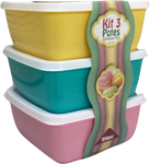 CONJ POTE PLAST TRITEC ORGANIZA FACIL C/3 1,7L