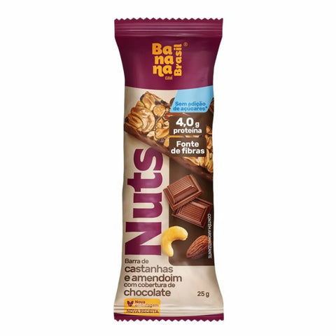 BARRA NUTS BRASIL 25G CHOCOLATE