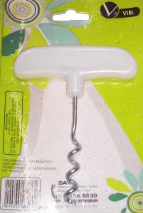 SACA ROLHA VIEL CABO PLASTICO C/1