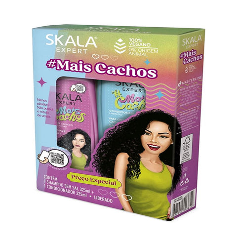 KIT SHAMPOO E CONDICIONADOR SKALA 650ml EXPERT MAIS CAC