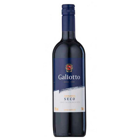 VINHO GALIOTTO TINTO SECO  750ML