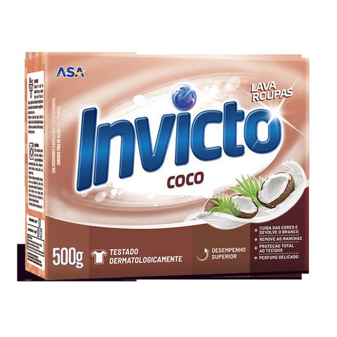 LAVA ROUPAS PO INVICTO COCO 500g