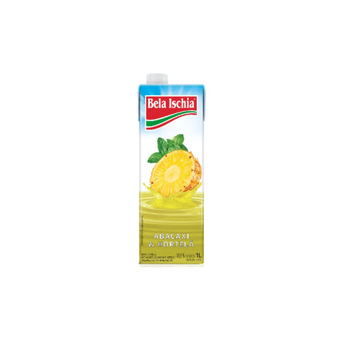 SUCO BELA ISCHIA ABACAXI C/HORTELA TP 1L