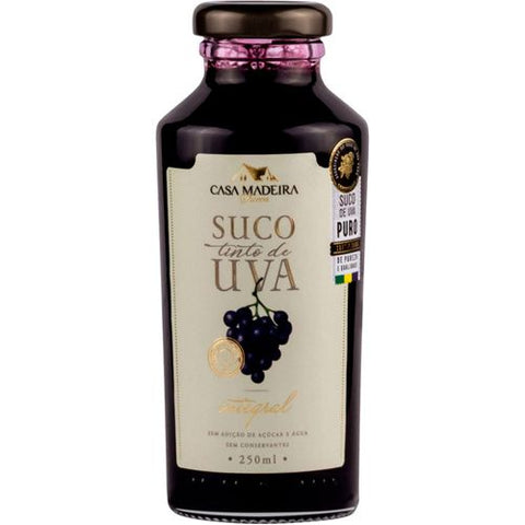 SUCO UVA CASA  MADEIRA TINTO INTEGRAL VD 250ML