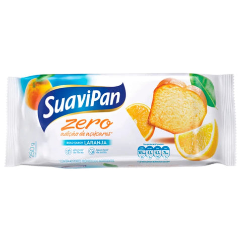 BOLO SUAVIPAN 250g ZERO LARANJA