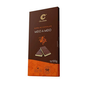 CHOCOLATE CIA DO CACAU 85G MEIO A MEIO
