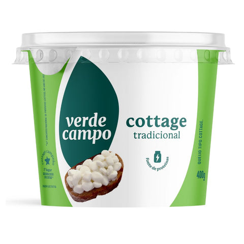 QUEIJO VERDE CAMPO TIPO COTTAGE 400g