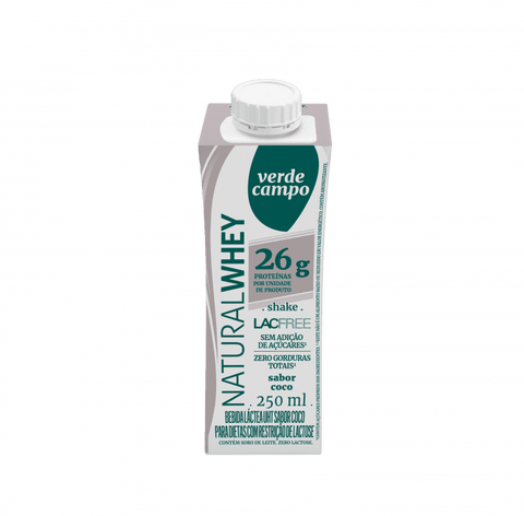 SHAKE VERDE CAMPO NATURAL WHEY 26 COCO 250ml