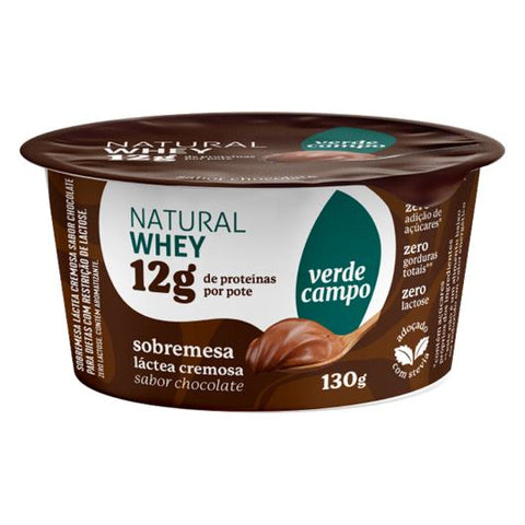 SOBREMESA VERDE CAMPO NAT WHEY 130G CHOCOLATE 12G