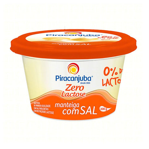 MANTEIGA PIRACANJUBA S/LACTOSE 200g