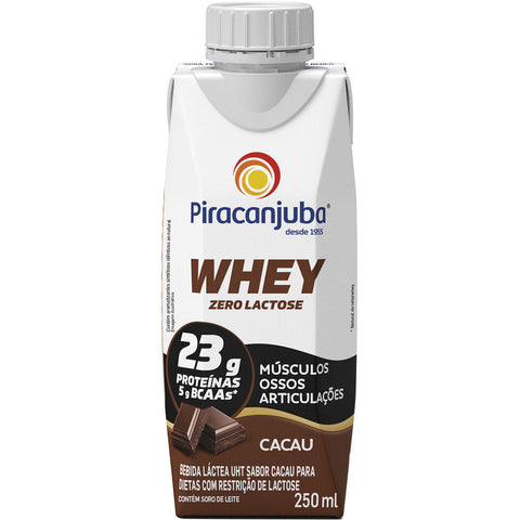 BEBIDA LACTEA PIRACANJUBA WHEY 23G 250 CACAU