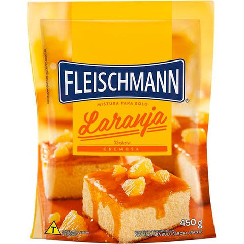 MISTURA PARA BOLO FLEISCHMANN LARANJA 390g