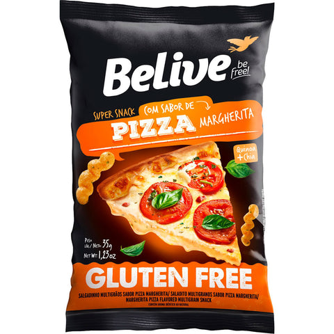 BISCOITO SNACK BELIVE 35G PIZZA