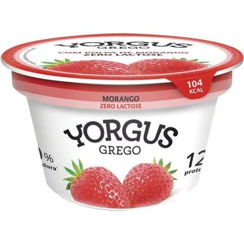 IOGURTE YORGUS GREGO MORANGO S/ LACTOSE 130g