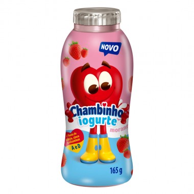 IOGURTE CHAMBINHO 165G MORANGO
