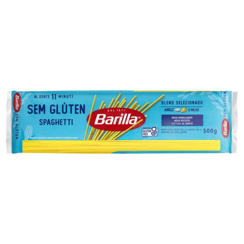 MACARRAO BARILLA S/GLUTEN SPAGHETTI 500G